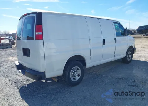 2019 Chevrolet Express 2500 Work Van from USA, damaged, VIN 1GCWGAFG5K1195090